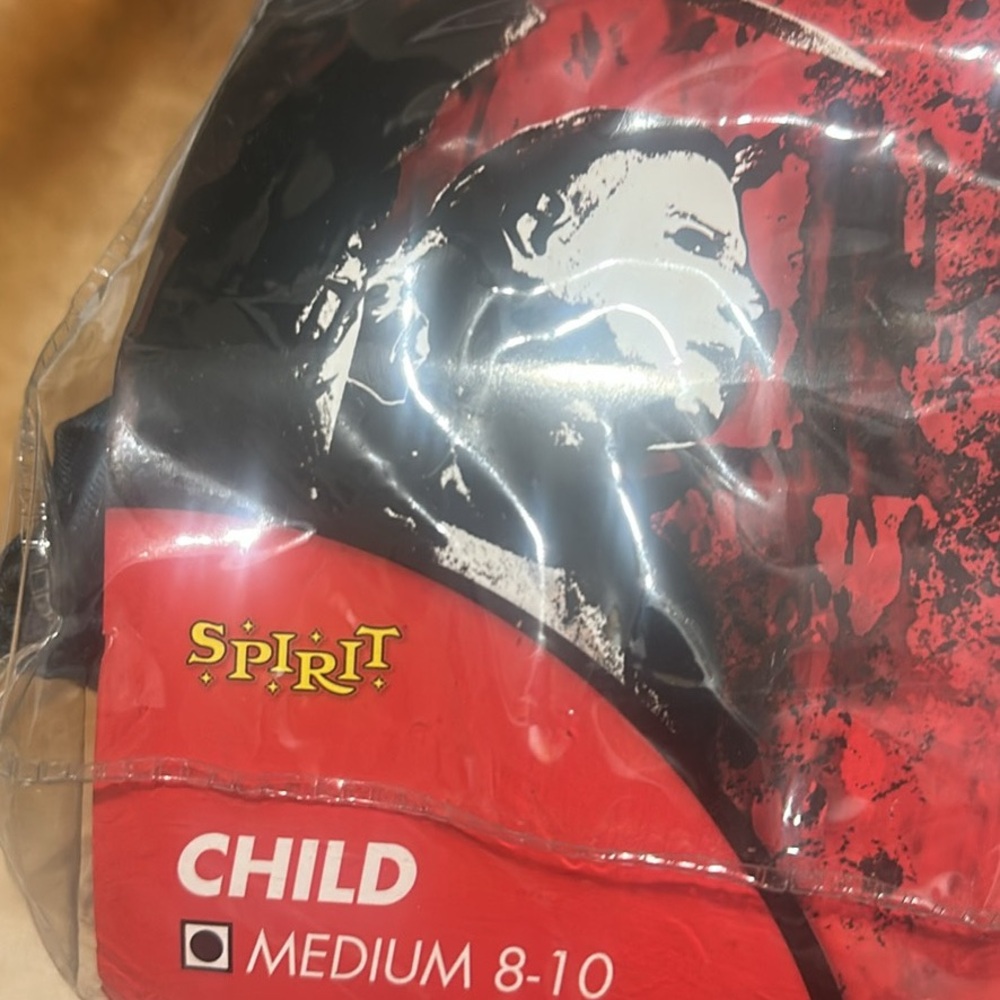 Spirit Child Medium Costume in Red and Black - Picture 2 of 2
